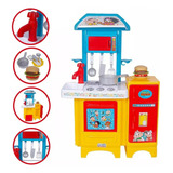 Cozinha Infantil Brinquedo Geladeira Turma Da Mônica Amarelo