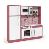 Cozinha Infantil Casinha De Brinquedo Rosa