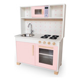 Cozinha Infantil Com Pia Fogão E Microondas