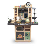 Cozinha Infantil Grande Vapor Microondas Som Luz Água 100cm