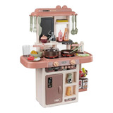 Cozinha Infantil Moderna 42 Pçs Simulação Luz Sons Vapor 188