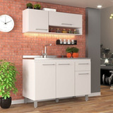 Cozinha Modulada 2 Peças 5 Portas 2 Gavetas Alana J