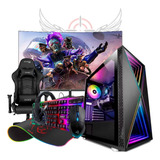 Cpu Completo Barato Novo I7 Ssd 240gb +monitor + Kit Gamer