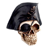 Cranio Capitão Pirata Com Chapéu -