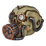 Crânio Caveira Máscara De Oxigênio Mergulhador Decorativo