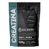 Creatina Monohidratada 150g 100% Pura Soldiers Nutrition Sem Sabor