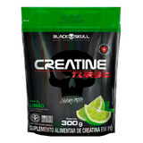 Creatina Turbo Refil 300g Limão - Black Skull
