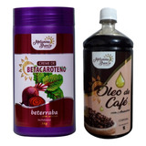 Creme Betacaroteno + Óleo Café 1 Litro Melanina Bronze