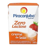 Creme De Leite Piracanjuba Zero Lactose 200g - Caixa 12 Und