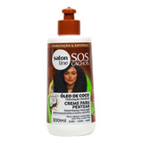 Creme De Pentear S.o.s Coco Nutrição Cachos Salon Line 300ml