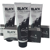 Creme Dental Clareador Black Action 90 Gr. Kit 3 Unidades