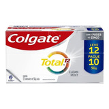 Creme Dental Colgate Total 12 Clean Mint - 12und De 90g Cada