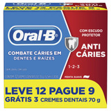 Creme Dental Pasta Oral-b 1.2.3 Anticáries