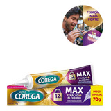 Creme Fixador Dentadura Max Fixação + Bloqueio Ultra Corega