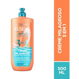 Creme Milagroso 3 Em 1 Elseve Cachos Longos Dos Sonhos 500ml