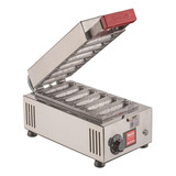 Crepeira Eletrica 6 Cavidades Em Aço Inox Malta 220v