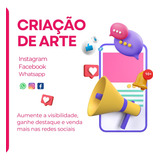 Criação Arte Posts Instagram Whatsapp Facebook