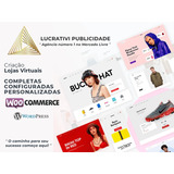 Criação De Loja/site/virtual + E-commerce +