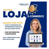 Criação De Site Loja Virtual E-commerce Completa + Brindes