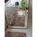 Criado Mudo Espelhado Bisote 3 Gavetas 60ax40lx35p Cm