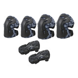 Crianças Conjunto De Equipamentos De Proteção Skate Preto