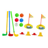 Crianças Conjunto De Golfe Mini Jogo De Golfe 17 Unidades