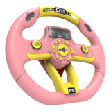 Crianças Volante Brinquedo Carro De Condução Rosa