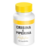 Crisina & Piperina 500mg 100% Natural 1 Pote 120 Cápsulas 