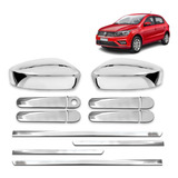 Cromado Maçaneta Retrovisor Friso Nome Gol G6 13 A 16 4p