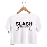 Cropped Camiseta T-shirt Slash Guns N'
