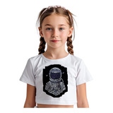 Cropped Infantil Sf2 Astronauta Capacete Nasa
