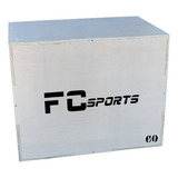 Crossfit Caixote Pliométrico Madeira Naval Fcsports 75x60x50