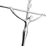 Crucifixo Estilizado Metal Prateado 28cm Qualidade Premium