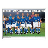 Cruzeiro - Campeão Copa Do Brasil 2003 [30x42cm]