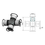 Cruzeta Do Cardan Compatível Com Valtra 81915700