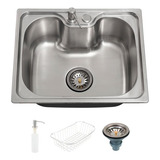 Cuba Cozinha Gourmet Inox Com Acessórios Nawa 50x40 Cm