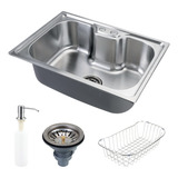 Cuba Cozinha Gourmet Inox Com Acessórios Nawa 50x40 Cm