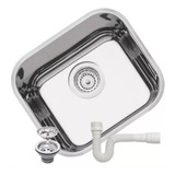 Cuba Cozinha Tramontina 40x34x14 Inox Polido Brilhante