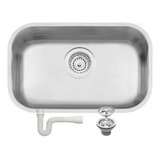 Cuba Cozinha Tramontina Inox Acetinado 47x30x17 Válv.+sifão