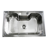 Cuba De Aço Inox Pia De Cozinha Siena + Dispenser + Aramado