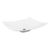 Cuba De Apoio Formato Folha P/ Banheiro 43,5cm Bari Branco