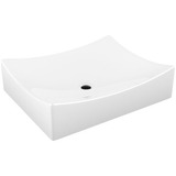 Cuba De Apoio Formato Folha P/ Banheiro 45cm Pádua Branco