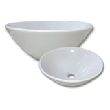 Cuba De Sobrepor Pia Lavabo Banheiro Apoio 35cm 100% Louça