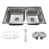 Cuba Dupla Cozinha Gourmet Aço Inox