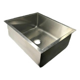 Cuba Industrial Pia Aço Tanque Inox 60x50x35cm Cozinha