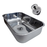  Cuba Inox 430 Pia Ex. Funda N2 56x34x17 + Válvula Americana