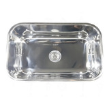 Cuba Inox Cozinha Nº 2 56x34x14cm - Aisi 430 Com Válvula