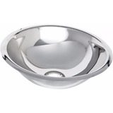 Cuba Inox Lavatório Meia Bola 25cm Asi 304 + Val 2