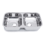 Cuba Inox Polido 71x40x14 Dupla Aço 430 Válvula 3.1/2 Pianox