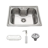 Cuba Pia Cozinha Gourmet Aço Inox Tubrax 50x40 C/ Acessórios
